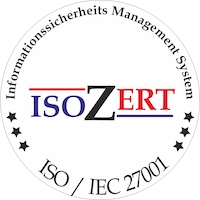 C-MOR wird von der za-internet GmbH nach ISO 27001 implementiert.