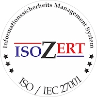 C-MOR Videoüberwachung wird unter strengen ISO27001 entwickelt und umgesetzt.