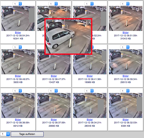 parkhaus videoueberwachung motion snapshot preview