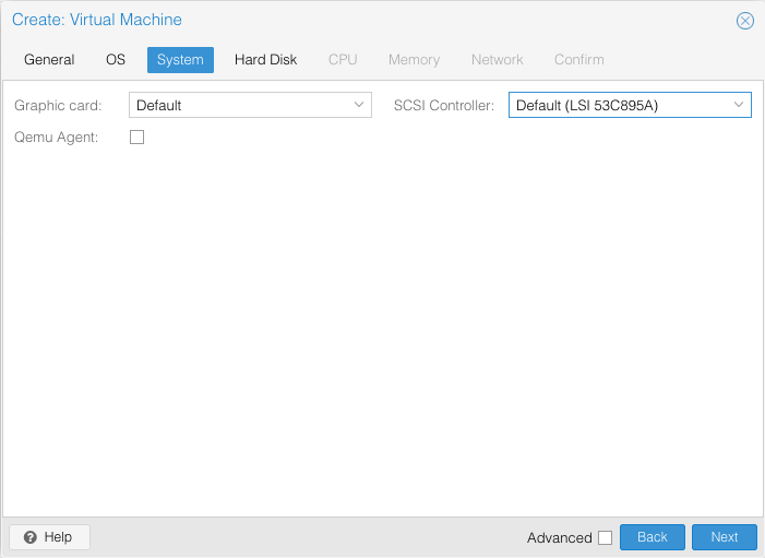 Videoüberwachung auf KVM/Proxmox Festplattenadapter.